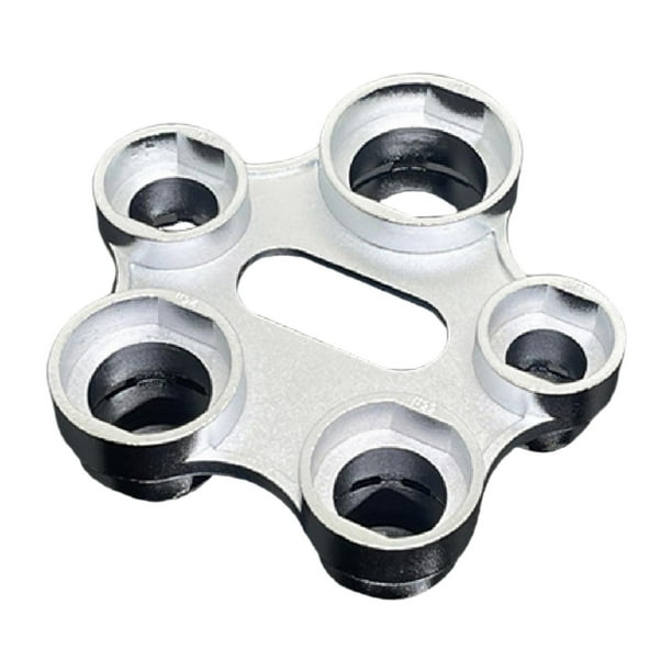 Llave de la llave del aireador de grifo, los dispositivos de cocina de llave de llave de burbujas de grifo instalar y eliminar la herramienta de repar 5 agujeros