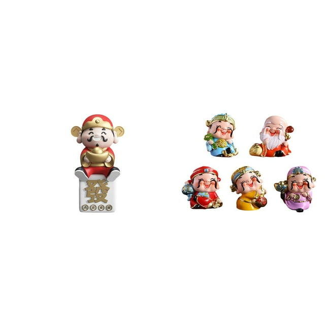 Figura De Resina Del Dios De La Suerte Y La Fortuna, Ideal Para Decorar Mesas, Dormitorios Y Fiestas En Año Nuevo. Estatua De La Riqueza.