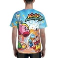 thumbnail image 5 of Unisex Kirby 3d Graphic Print Shirts For Mens Womens Casual Short Sleeve Tee Shirts Top, 5 of 7