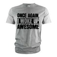 thumbnail image 6 of Men's Awesome Shirt Funny Saying Tee Humorous Gifts Christmas Birthday Gift For Him Her Unisex (XX-Large Black), 6 of 7