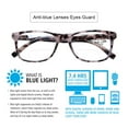 thumbnail image 2 of DOOViC Bifocal Reading Glasses 2.00 2 Pack Black/Tortoise Spring Hinge Quality Blue Light Blocking Readers for Women Men, 2 of 7