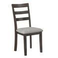 thumbnail image 3 of Benjara Cameron 5 Piece Dining Table and Chairs Set, Transitional Brown Wood, 3 of 5