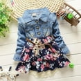 thumbnail image 2 of Floral Denim Dress, 2 of 6