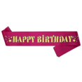 thumbnail image 4 of Happy Birthday Satin Sash Selempang Birthday Party Accessory Decoration Party, 4 of 5