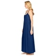 thumbnail image 3 of Dreams & Co. Plus Size Breezy Eyelet Knit Long Nightgown, 3 of 6