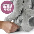 thumbnail image 3 of Prextex Plush Elephant with 3 Little Plush Baby Elephants - 4 Piece Soft Stuffed Animals Playset, 3 of 7