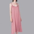 thumbnail image 2 of Camisones de verano de talla grande para mujer, de modal, con tirantes finos y largo midi. Ropa de dormir extragrande para mujer., 2 of 5