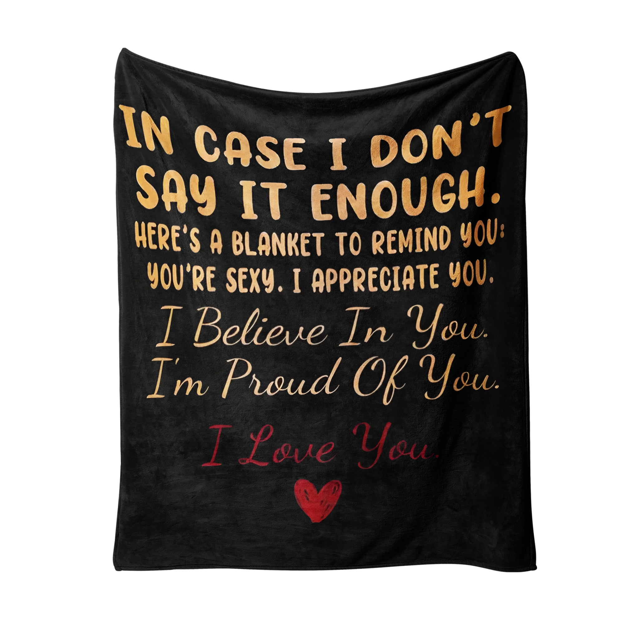 Flannel Fleece Throw Blanket For Love, Lightweight Cozy Plush Blanket for Sofa Couch,50"X60"