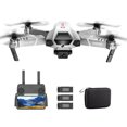 thumbnail image 1 of Drone con cámara dual 4K Likrtyny Para estrenar gris 3 batería, 1 of 9