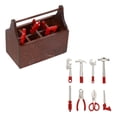 thumbnail image 3 of Weiweiguan 1 Set Mini House Tools and Tool Box Mini Repaired Tools Mini Outdoor Tools, 3 of 7