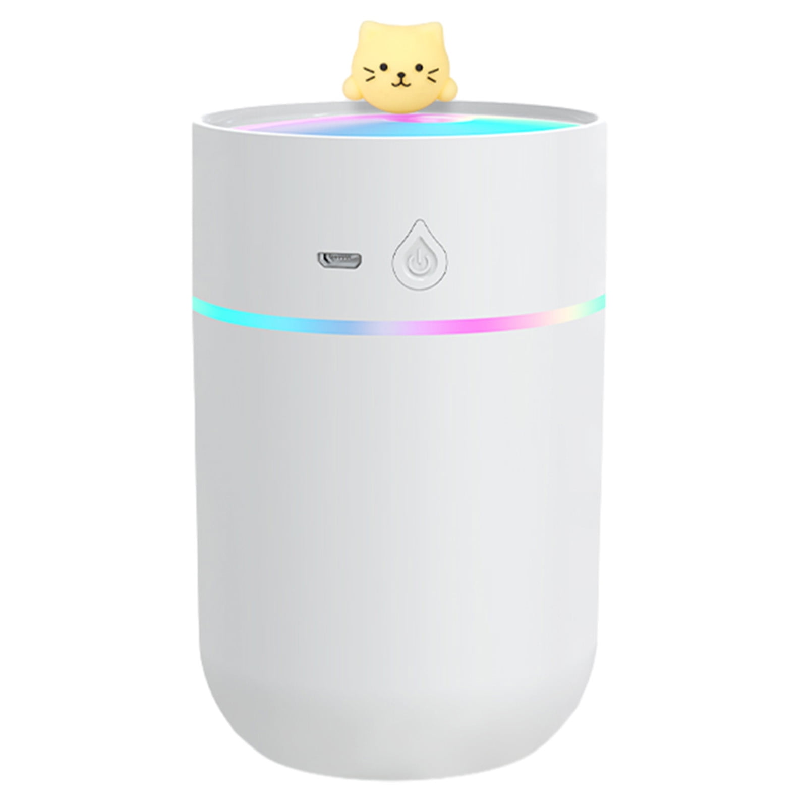 Uandlove Small Humidifiers for Bedroom Portable Desk Humidifier Cool Mist Humidifier Humidifier For Home Bedroom Office Plants Colorful Night Function