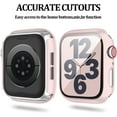 thumbnail image 5 of 12 Pack Case with Tempered Glass Screen Protector for Apple Watch Series 8 7 45mm, Full Matte Leopard Cow Pattern PC Cover for Iwatch 8 45mm Accessories (12 Colors, 45mm), 5 of 5