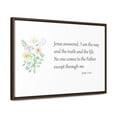 thumbnail image 2 of Scripture Sign, Bible Verse Sign, Jesus is our Savior, John 14:6, 2 of 5