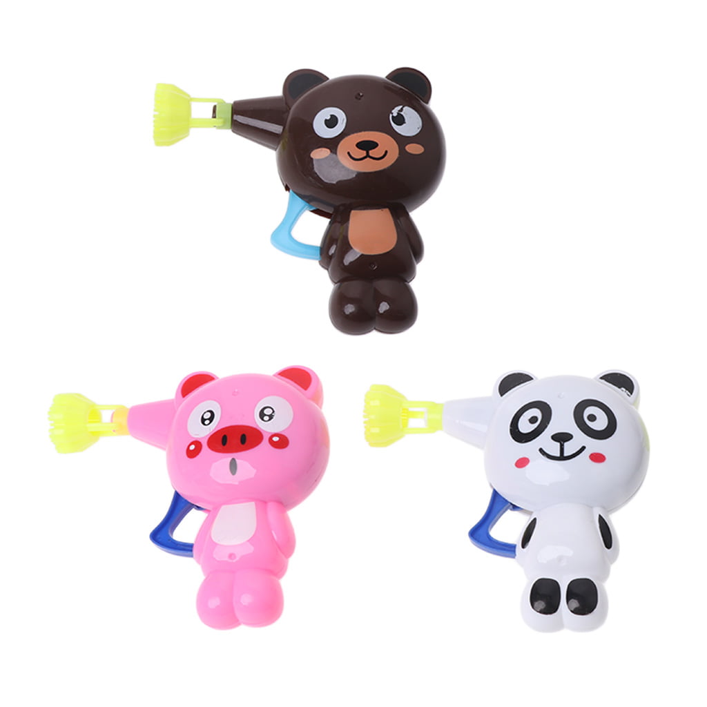 Cartoon Animal Bubble Blower Gun Toy Ejection Bubble Kids Children Gifts