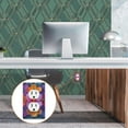 thumbnail image 6 of Yayeee Blank Wall Plate Cover 1-Gang 4.5"x2.7" Home Unused Decorative Outlet, Large Purple Flowers, 6 of 7