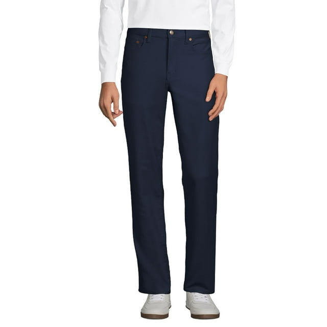 Lands' End Men's Twill 5 Pocket Pant
