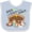 Blue and White, variant on Inktastic Jesus is the Reason for the Season Christmas Nativity Boys or Girls Baby Bib