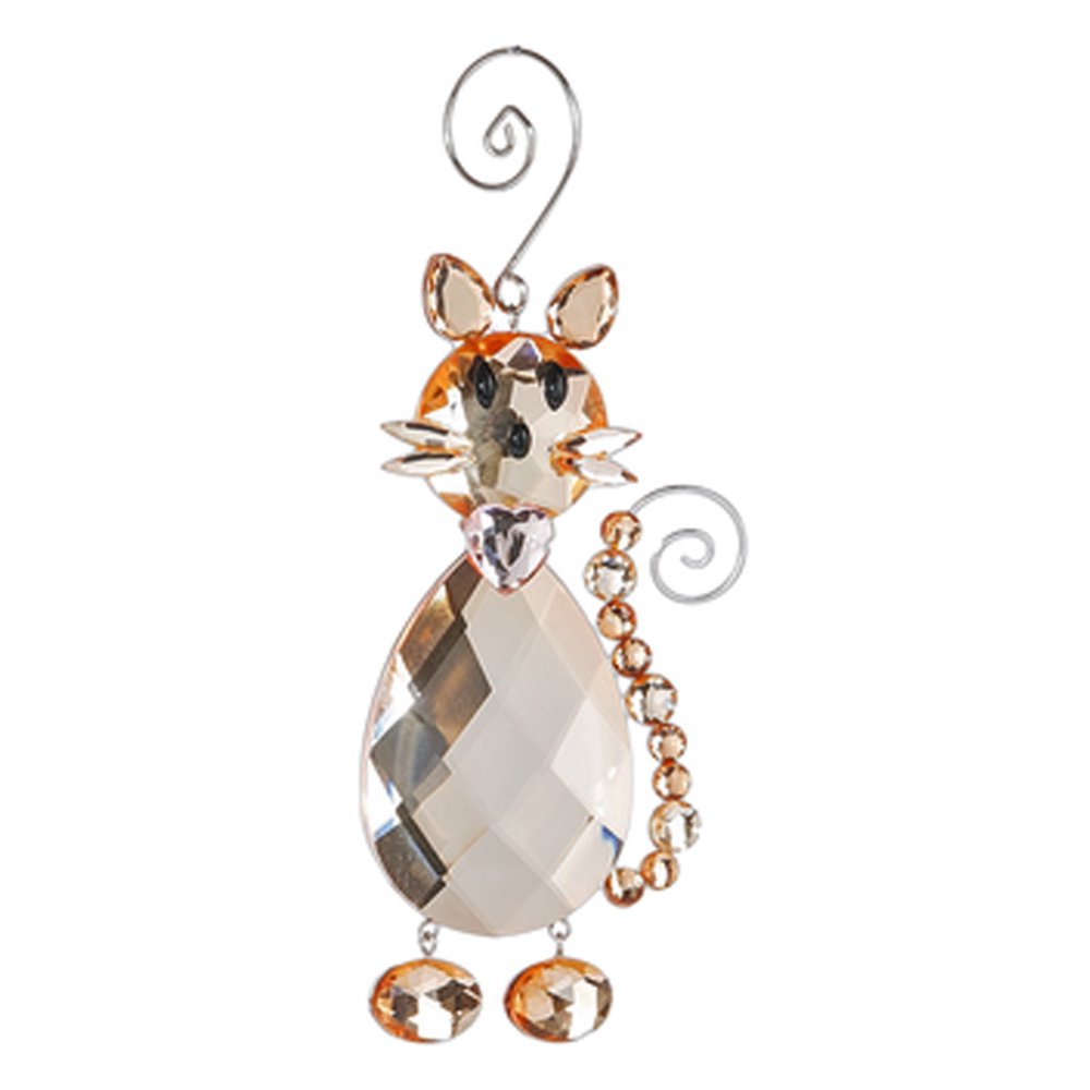 Crystal Expressions Tan Faux Crystal Cat Ornament By Ganz Walmart