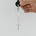 thumbnail image 3 of Miangastore Rhinestone Cross Keychain Creative Pendant Key Chain Cute Funny Keyring Religious Blessing Keychain For Handbags Backpacks Party Favor, 3 of 8