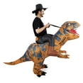 thumbnail image 6 of Oak Leaf Inflatable Dinosaur Costumes for Adults Funny Halloween Costumes for Men/Women Dinosaur Rider Costume, 6 of 8