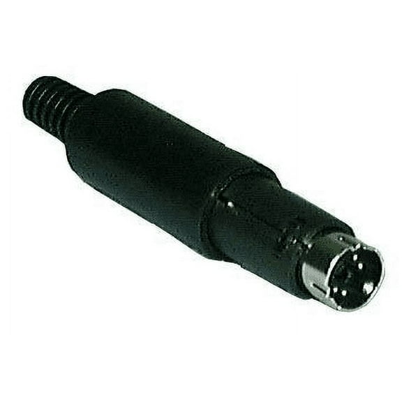EMA6B MINI DIN PLUG 6 PIN MALE INLINE