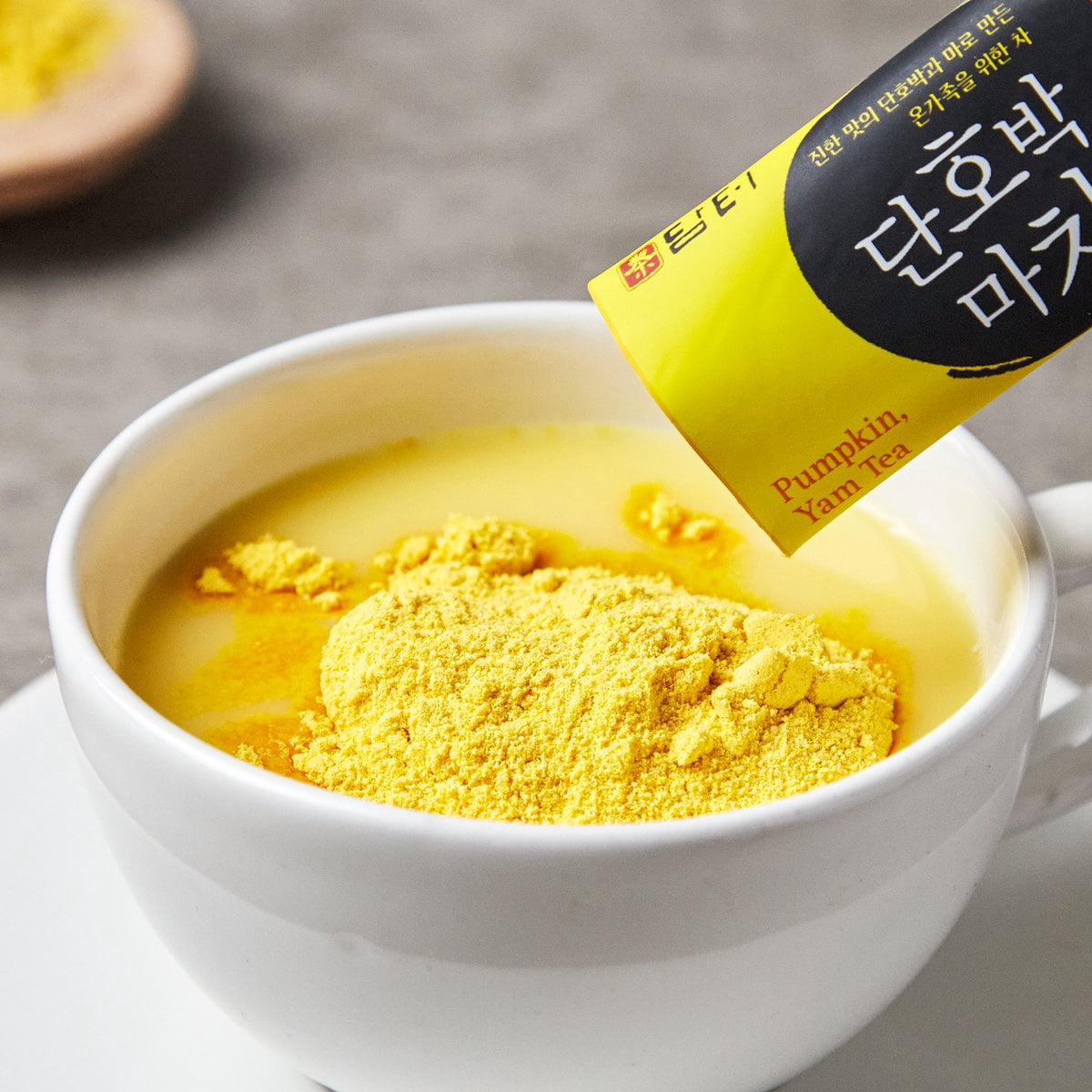 Damtuh Sweet Pumpkin & Yam Powder Drink Mix – 17g x 50 Sticks | Korean Instant Beverage