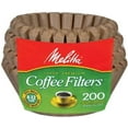 thumbnail image 3 of Melitta 8-12 Cup Basket Coffee Filters Paper Natural Brown, 200 Count, 2 Pack, 3 of 5