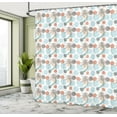 thumbnail image 5 of Ambesonne Abstract Shower Curtain, Modern Pastel Tone Petals, 69"Wx84"L, Multicolor, 5 of 5