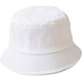 thumbnail image 6 of CoCopeaunts Summer Bucket Hat for Women Spring Summer Outdoor Sunscreen Bucket Caps Simple Solid Color Men Fisherman Hat, 6 of 8