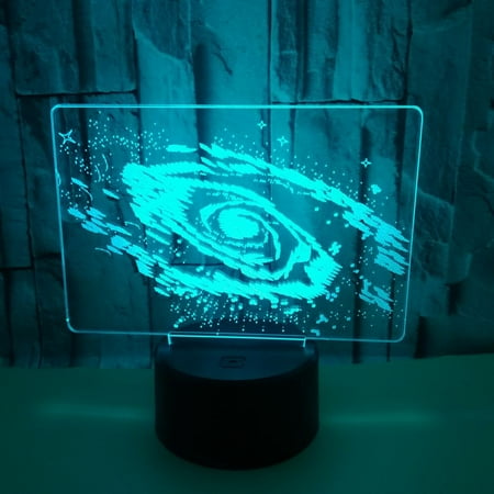 

Wekity 3D illusion night light USB powered 7-color LED light suitable for children s gift bedroom decoration