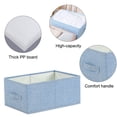 thumbnail image 3 of Caja de almacenamiento tipo cajón para artículos diversos, caja de almacenamiento con acabado de tela tipo cubierta, 3 of 5
