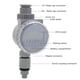 thumbnail image 4 of Agua auto del control de riego del jardín de la pantalla LCD de la energía solar blanca yeacher Controlador de riego, 4 of 8