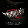 thumbnail image 6 of Capri Tools 8-Slot Wrench Rack Organizer, Red, 6 of 6