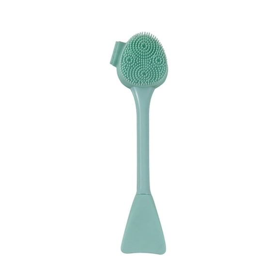 2 In 1 Double Ended Silicone Face Cleansing Brush and Deep Cleaning Massage Tool for Facial Care and Beauty Applications