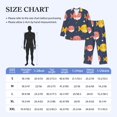 thumbnail image 4 of Hirioo Cute Puffer Fish for Men's Pajama Sets 2 Piece Pjs Men's Long-Sleeved Pajama Set Button Down Sleepwear,S-XXL-Medium, 4 of 7