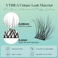 thumbnail image 2 of Lash Clusters VYRILA Pestañas individuales 3D Wispy de 0,05 mm, 144 unidades, 2 of 7