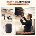 thumbnail image 6 of Fegat Vacuum Backpack for Travel,New Upgrade 60L Expandable Compression Bag with One-Button,Pump & TSA Lock,Vacuum Seal Backpack Flight Approved,Carry on Backpacks for Travel Business, 6 of 10