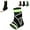 Green-1pc, variant on RecoverX Sleeve for Heel，Recoverx Kids Heel,- Ankle Brace Foot& Heel Wrap for Kids Youth, Suitable for Outdoor Activities