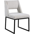 thumbnail image 5 of Meridian Furniture Jayce Cream Boucle Fabric Dining Chair, 5 of 6