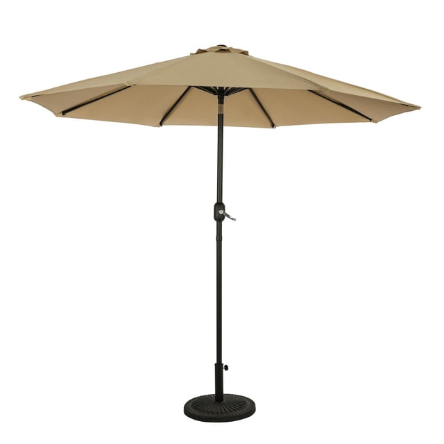 Parasol de marché octogonal Mirage II 9-ft à autoinclinaison - Canopée Breez-Tex