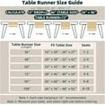 thumbnail image 3 of FEXIA Boho Table Runner for Christmas Home Decor with Tassels 72 Inches Long Farmhouse Rustic Table Runner Macrame Burlap Table Decoration for Living Room Bridal Shower(12x72 Inches), 3 of 10