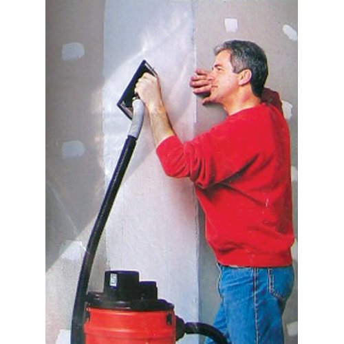 shop vac hose to eliminate dust 