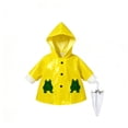 thumbnail image 2 of Cififendec Raincoat Porch Goose Outfit, 23" Goose Figurine Yellow Raincoat with Umbrella for Outdoor Yard Garden Weatherproof Decor Accessory, 2 of 5