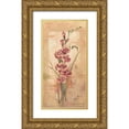 thumbnail image 1 of Phillips, Anita 14x24 Gold Ornate Wood Framed with Double Matting Museum Art Print Titled - Floral III, 1 of 4