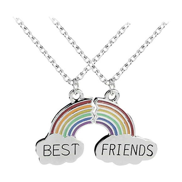 PVCS Fashion Fresh Best Friends Clavicle Necklace Womens Jewellery