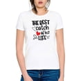thumbnail image 2 of Edvintorg Matching Shirts For Couples Lovers Valentine'S Day Clearance Women Short Sleeve T-Shirt Love Letter Print Solid Color&nbsp;Basic Tee Tops White S, 2 of 4