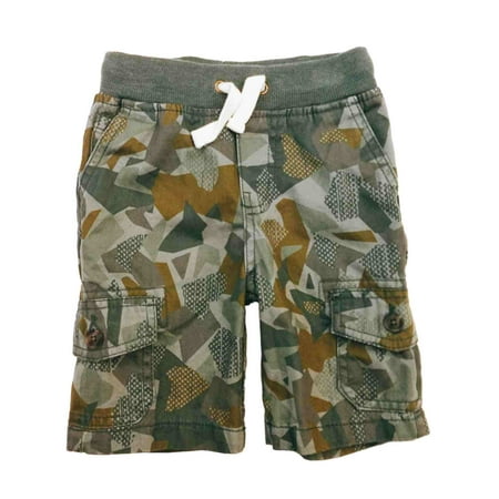 Infant & Toddler Boys Green & Brown Camouflage Shorts Camo 12 Months