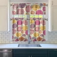 thumbnail image 2 of Farmhouse Vintage Curtains 36 Inch - 3 Panel Boho Wildflower Set with Rustic Floral Print, Rod Pocket Drapes, 2 of 5