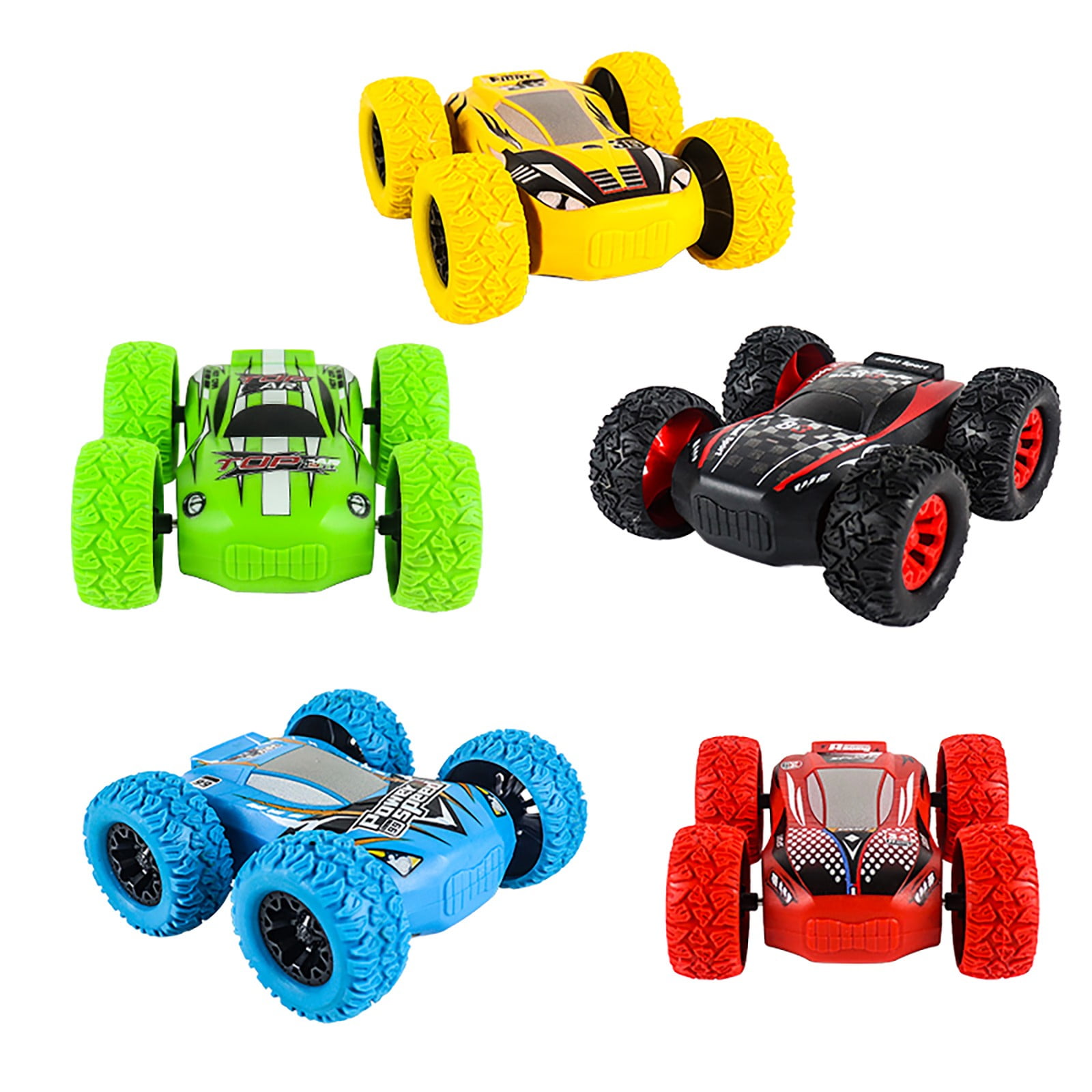 Clearance Toys 50% Off Clearance!New Toy Cars for Boys and  Girls,Double-sided Inertial Car 360-degree Rotating Cross-country Stunt Toy  Car,Birthday