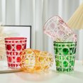 thumbnail image 6 of Haifle/Colorful Glass Bathroom Tumblers, Bathroom Tumbler Cup, 11oz Bathroom Glasses Drinking, Toothbrush Holder Cup-orange-310ml/11oz, 6 of 9